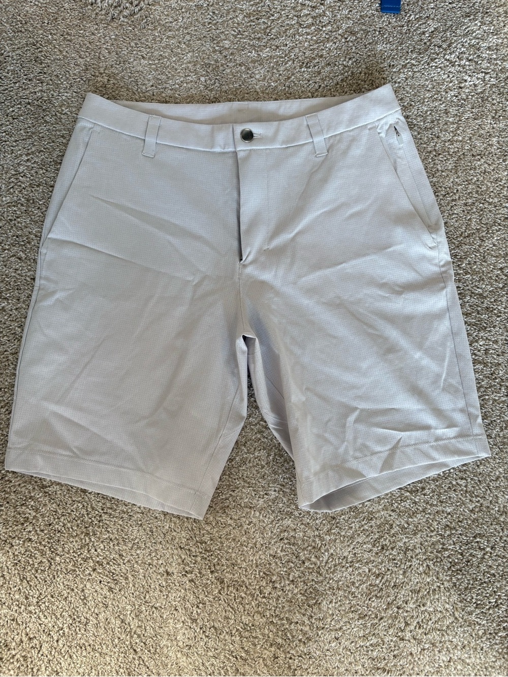 Men's Light Gray Performance Lululemon Golf Shorts